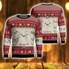 Beechcraft King Air 350 Aircraft Red Ugly Christmas Sweater Veteran USA Air Force 3D Sweater Christmas Gift Product Photo 1