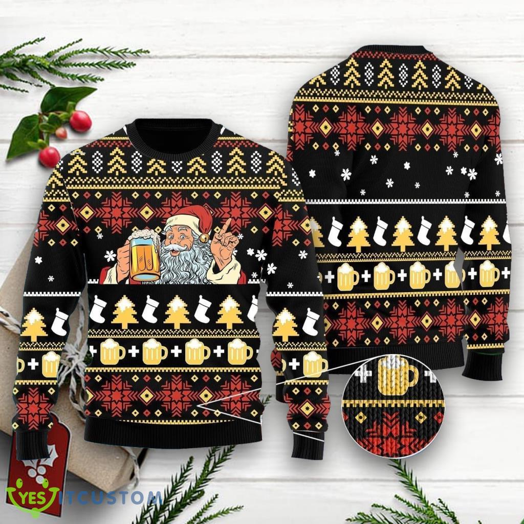 Beer Christmas Xmas Funny Ugly Christmas Sweater For Men And Women 3 Beer Christmas Xmas Funny Ugly Christmas Sweater For Men And Women Product Photo 1