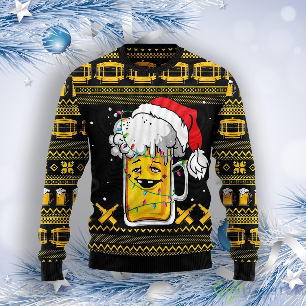 Beer Xmas Ugly Christmas Sweater 7 Beer Xmas Ugly Christmas Sweater Product Photo 1