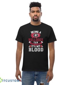 Being a Georgia Bulldogs fan is not a choice, It's my Blood T Shirt, Christmas Sweatshirt 11 Being a Georgia Bulldogs fan is not a choice, It's my Blood T Shirt, Christmas Sweatshirt - Men’s Classic Tee Gildan 5000