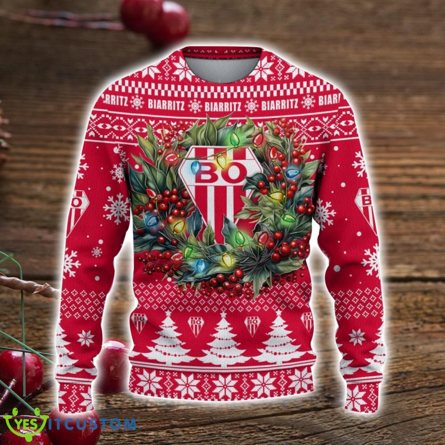 Biarritz Olympique 3D Ugly Christmas Sweater Christmas Gift For Fans Men Women Christmas Sweater 8 Biarritz Olympique 3D Ugly Christmas Sweater Christmas Gift For Fans Men Women Christmas Sweater Product Photo 2
