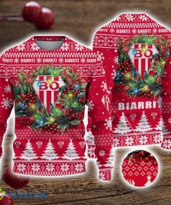 Biarritz Olympique 3D Ugly Christmas Sweater Christmas Gift For Fans Men Women Christmas Sweater Product Photo 1