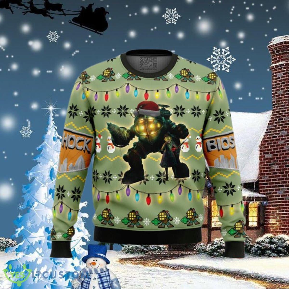 Big Daddy Bioshock Ugly Christmas Sweaters Special Gift For Loved Ones 3 Big Daddy Bioshock Ugly Christmas Sweaters Special Gift For Loved Ones Product Photo 1