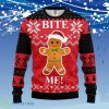 Bite Me Cookie Christmas Ugly Christmas Sweater Gift For Men And Women Product Photo 1