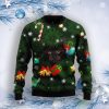 Black Cat Inside Tree Ugly Christmas Sweater Product Photo 1