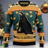 Black Cat Ugly Christmas Sweater Product Photo 1