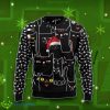 Black Cat With Noel Hat Ugly Christmas Sweaters Style Gift For Men And Women Product Photo 1