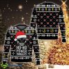 Black Ranger Ho-Ho Power Rangers Festivity Knitted Xmas 3D Sweater For Men And Women - Black Ranger Ho-Ho Power Rangers Ugly Christmas Sweater For Men And Women Photo 1