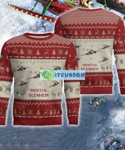 Blackburn Buccaneer Aircraft Red Ugly Christmas 3D Sweater For Air Force - Blackburn Buccaneer Aircraft Ugly Christmas Sweater For Men And Women Red Photo 1