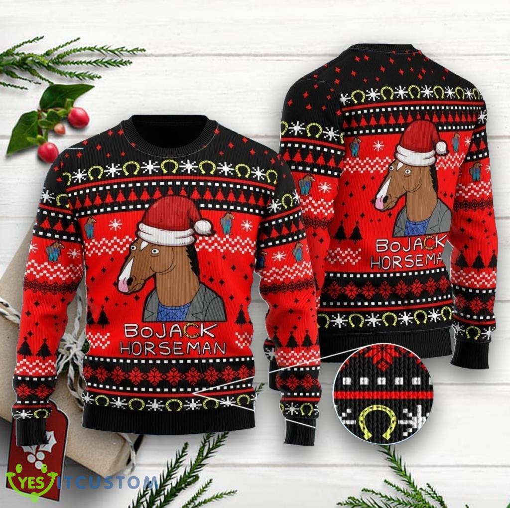 BoJack Horseman Ugly Knitted Christmas Sweater For Men And Women 3 BoJack Horseman Ugly Knitted Christmas Sweater For Men And Women Product Photo 1