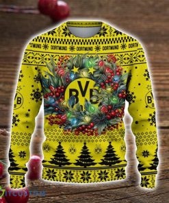 Borussia Dortmund 3D Ugly Christmas Sweater Christmas Gift For Fans Men Women Christmas Sweater Product Photo 2