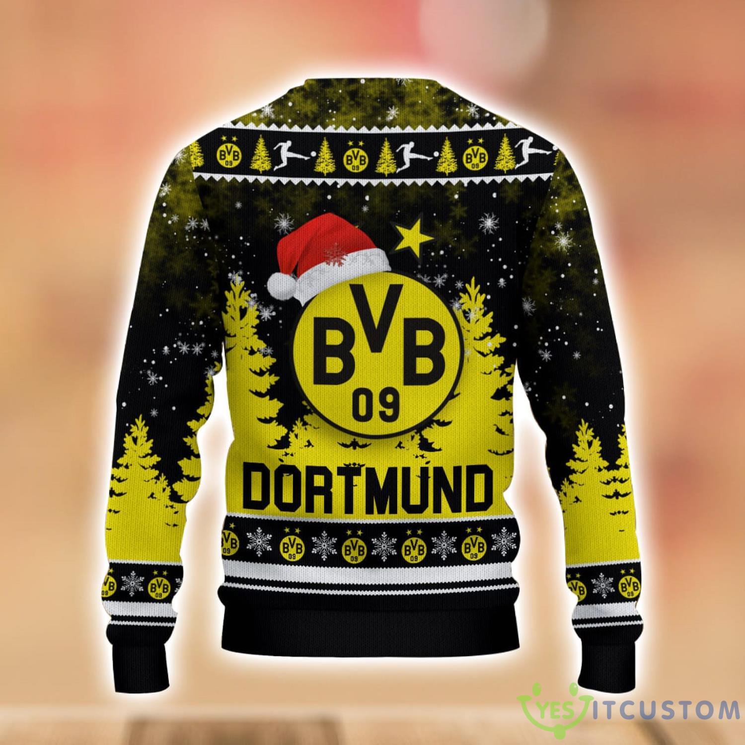 Borussia Dortmund Christmas Sweater For Men And Women Ugly Sweater 3 Borussia Dortmund Christmas Sweater For Men And Women Ugly Sweater Product Photo 3