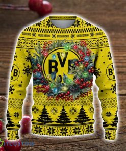 Borussia Dortmund II 3D Ugly Christmas Sweater Christmas Gift For Fans Men Women Christmas Sweater Product Photo 2