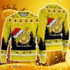 Borussia Dortmund II Ugly Christmas Sweater Logo Santa Hat 3D Ugly Christmas Sweater Gift For Fans - Borussia Dortmund II Ugly Christmas Sweater Logo Santa Hat 3D Ugly Christmas Sweater Gift For Fans
