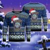 Boston Police Department Christmas Ugly Sweater Product Photo 1