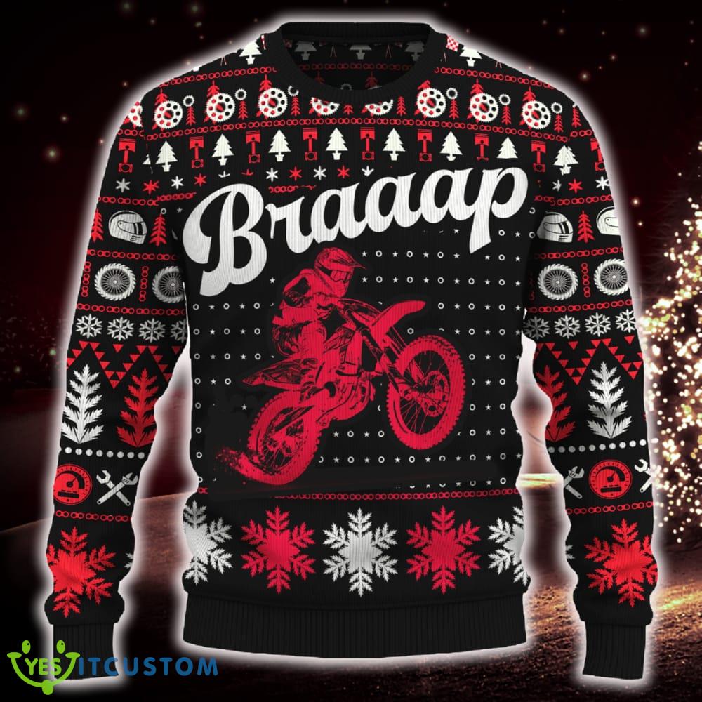 Braaap 250 SX-F Ugly Christmas Sweater SWT201123L112 5 Braaap 250 SX-F Ugly Christmas Sweater SWT201123L112 - Braaap 250 SX-F Ugly Christmas Sweater_ 1