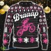Braaap CRF450RX Motorcross Ugly Christmas Sweater New Gift For Fans - Braaap CRF450RX Ugly Christmas Sweater_ 1