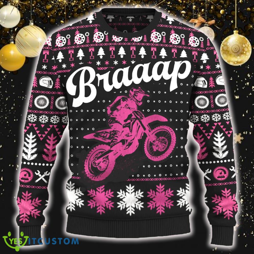 Braaap CRF450RX Motorcross Ugly Christmas Sweater New Gift For Fans 5 Braaap CRF450RX Motorcross Ugly Christmas Sweater New Gift For Fans - Braaap CRF450RX Ugly Christmas Sweater_ 1