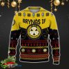 Brynas IF Snowflakes Tree Custom Name Ugly Christmas Sweater New For Fans Gift Holidays Christmas - Brynas IF 3D Sweater Christmas Photo 2