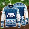 Bud Light Snowflake Pattern 3D Ugly Christmas Sweater Unisex Sweater Christmas Gift Product Photo 1