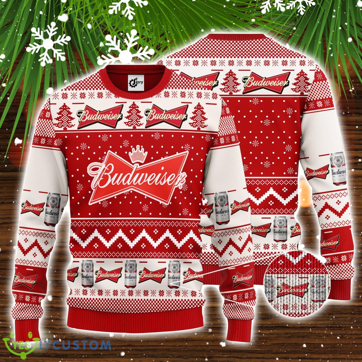 Budweiser Beer Lover Best Gift 3D Ugly Christmas Sweater Unisex Sweater Christmas Gift 3 Budweiser Beer Lover Best Gift 3D Ugly Christmas Sweater Unisex Sweater Christmas Gift Product Photo 1