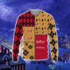 Budweiser Beers Merry Christmas Whiskey And Beers 3D Ugly Christmas Sweater Christmas Gift Product Photo 1