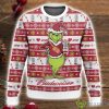 Budweiser Grinch Ugly Sweater 3D All Over Printed Christmas Sweater Gift Product Photo 1