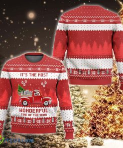 Budweiser It’s The Most Wonderful Time For A Beer December Ugly Christmas Sweater For Men And Women - Budweiser It’s The Most Wonderful Time For A Beer Ugly Christmas Sweater For Men And Women Photo 1