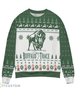 Buffalo Trace Kentucky Straight Bourbon Whiskey Reindeer Pine Tree Pattern Ugly Christmas Sweater 3 Buffalo Trace Kentucky Straight Bourbon Whiskey Reindeer Pine Tree Pattern Ugly Christmas Sweater Product Photo 2
