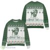 Buffalo Trace Kentucky Straight Bourbon Whiskey Reindeer Pine Tree Pattern Ugly Christmas Sweater Product Photo 1
