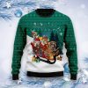 Bulldog Sleigh Christmas Sweater Festive & Cozy Holiday Apparel Product Photo 1