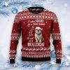 Bulldog True Friend Ugly Christmas Sweater, Best Gift For Christmas 2023 Product Photo 1