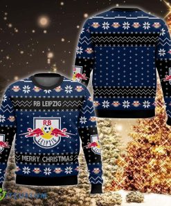 Bundesliga RB Leipzig Pullover Ugly Christmas Sweater AOP For Men And Women - Bundesliga RB Leipzig Ugly Christmas Sweater For Men And Women Photo 1