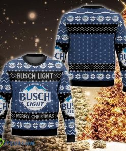 Busch Light Festivity Knitted Xmas 3D Sweater For Men And Women - Busch Light Ugly Christmas Sweater For Men And Women Photo 1