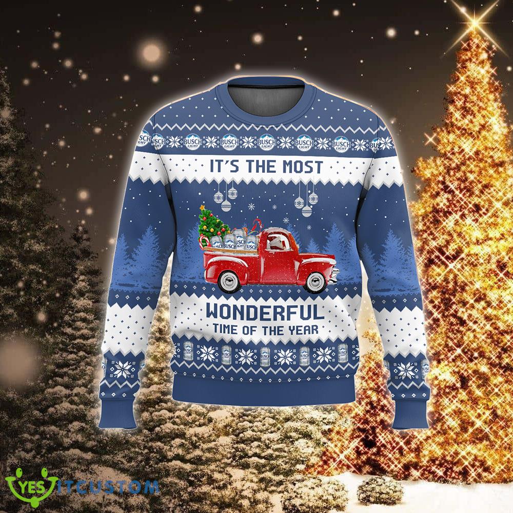 Busch Light It’s The Most Wonderful Time For A Beer Gift Knitted Xmas Sweater AOP For Men And Women 6 Busch Light It’s The Most Wonderful Time For A Beer Gift Knitted Xmas Sweater AOP For Men And Women - Busch Light It’s The Most Wonderful Time For A Beer Ugly Christmas Sweater For Men And Women Photo 2
