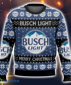 Busch Light Ugly Christmas Sweater Christmas Gift 3D printed Sweater Product Photo 1