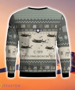 C-119 Flying Boxcar C119 Aircraft New Trend Veteran Sweater Ugly Christmas Sweater Gift For Christmas Product Photo 3