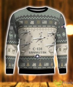C-131 Samaritan C131 Aircraft New Trend Veteran Sweater Ugly Christmas Sweater Military Christmas Sweater Product Photo 2