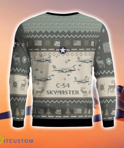 C-54 Skymaster C54 Aircraft New Trend Veteran Sweater Ugly Christmas Sweater Gift For Christmas 5 C-54 Skymaster C54 Aircraft New Trend Veteran Sweater Ugly Christmas Sweater Gift For Christmas Product Photo 3