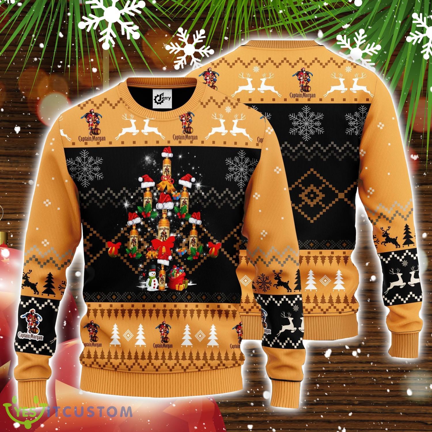 Captain Morgan Christmas Tree 3D Ugly Christmas Sweater Unisex Sweater Christmas Gift 3 Captain Morgan Christmas Tree 3D Ugly Christmas Sweater Unisex Sweater Christmas Gift Product Photo 1