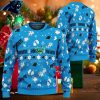 Carolina Panthers Santa Reindeer Sleigh Ugly Xmas 3D Sweater Gift For Men Women - Carolina Panthers Santa Reindeer Sleigh Ugly Xmas 3D Sweater Gift For Men Women