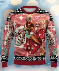 Casual And Fun Cartoon Print Crew Neck Ugly Sweater Product Photo 1