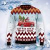 Cat Red Truck Christmas Ugly Christmas Sweater, Gift For Christmas Product Photo 1