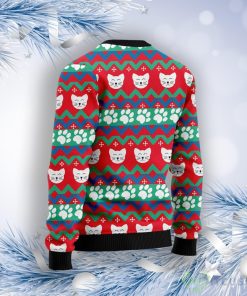 Cat Socks Ugly Christmas Sweater Product Photo 2