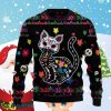 Cat Sugar Skull Ugly Christmas Sweaters Style Gift For Men And Women Product Photo 1
