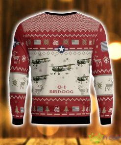 Cessna L-19 O-1 Bird Dog L19 O1 Aircraft Red Ugly Christmas Sweater Veteran USA Air Force 3D Sweater Christmas Gift Product Photo 3