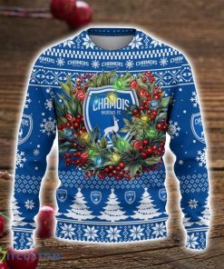 Chamois Niortais FC 3D Ugly Christmas Sweater Christmas Gift For Fans Men Women Christmas Sweater Product Photo 2