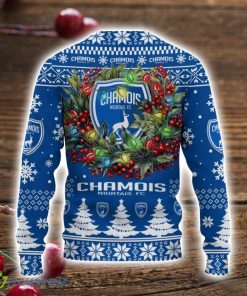 Chamois Niortais FC 3D Ugly Christmas Sweater Christmas Gift For Fans Men Women Christmas Sweater Product Photo 3