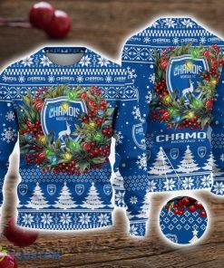 Chamois Niortais FC 3D Ugly Christmas Sweater Christmas Gift For Fans Men Women Christmas Sweater Product Photo 1