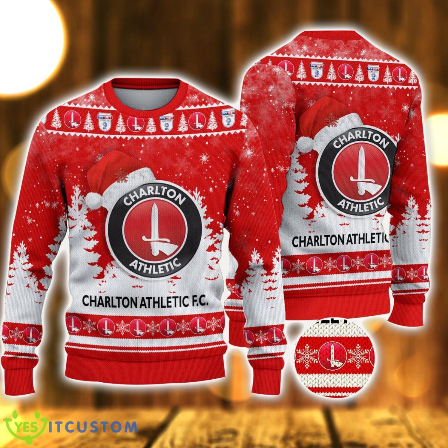 Charlton Athletic Ugly Christmas Sweater Holiday Gift Ideas For Men And Women 7 Charlton Athletic Ugly Christmas Sweater Holiday Gift Ideas For Men And Women Product Photo 1